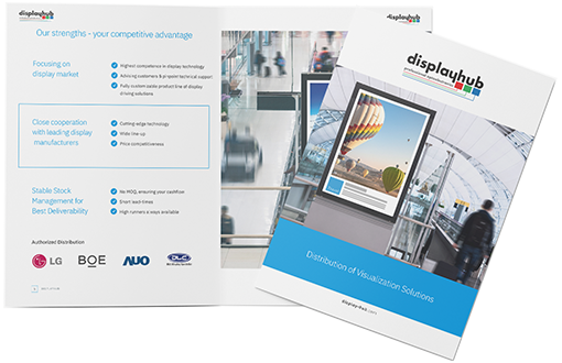 Image-Broschüre für Displayhub