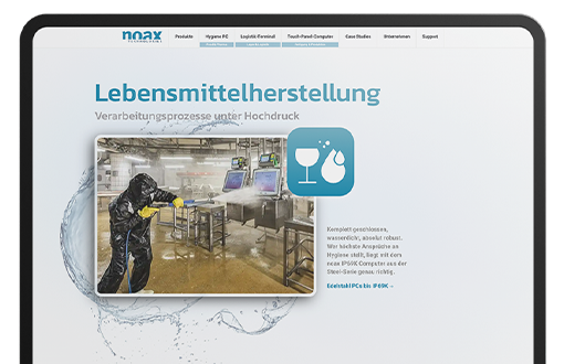 Website Industrie PC Hersteller