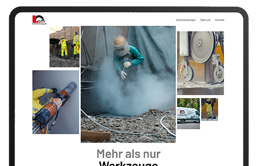 Projektbild: Website für einen Handwerksbetrieb
