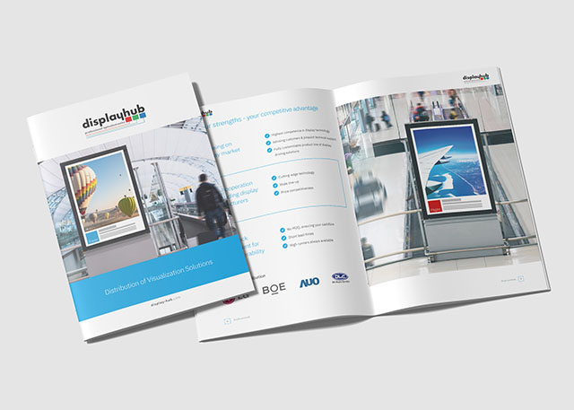 Projektbild: Imagebroschüre für DisplayHub